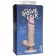 THE REALISTIC COCK ULTRASKYN VIBRATING 8IN - WHITE BX