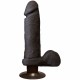 THE REALISTIC COCK ULTRASKYN VIBRATING 8IN - BLACK BX