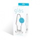 GLAS GLASS BUTT PLUG 3.5