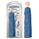 THE GREAT EXTENDER 1ST SILICONE VIBRATING SLEEVE 7.5 IN BLUE