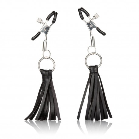 Nipple Play Playful Tassels Nipple Clamps Black