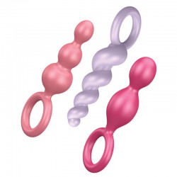 Satisfyer Booty Call Textured Anal Plugs set