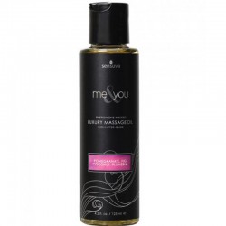 Me And You Massage Oil Pomegranate Fig Coconut Plumeria 4.2oz