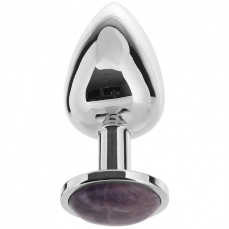 Booty Sparks Amethyst Gemstone Anal Plug