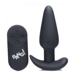 Bang! 21X Vibrating Anal Plug With Remote Control