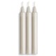 LaCire Pillar Drip Candles - White