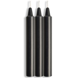 LaCire Piller Drip Candles - Black