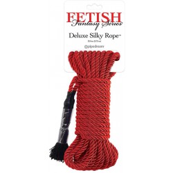 Fetish Fantasy Deluxe Silky Rope Red