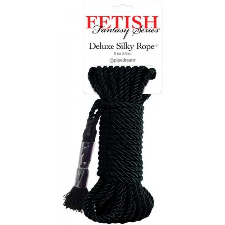 Fetish Fantasy Deluxe Silky Rope Black