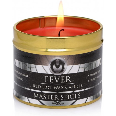 Master Series Fever Hot Wax Candle Red