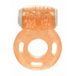 Orange Vibrating Cock Ring Foil Pack