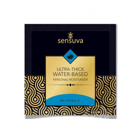 Sensuva Ultra Thick Water Based Lubricant Foil Pack